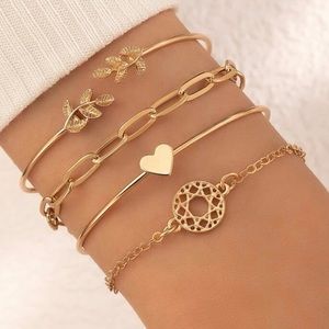 Gold Bracelets SET OF 4